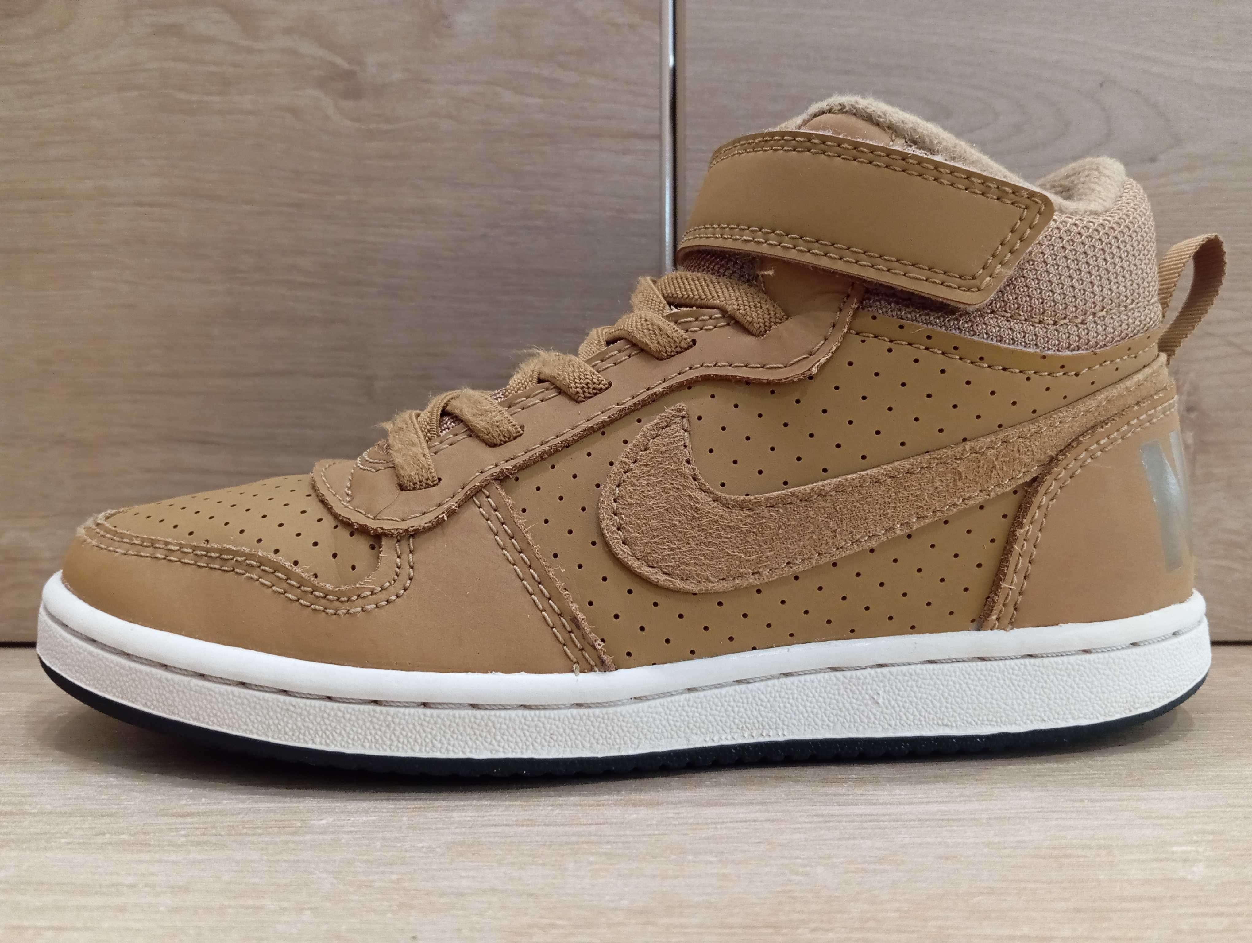 NIKE Court Borough Mid (PSV) Sneakersy Dziecięce Rozm.31,5 /19,5cm
