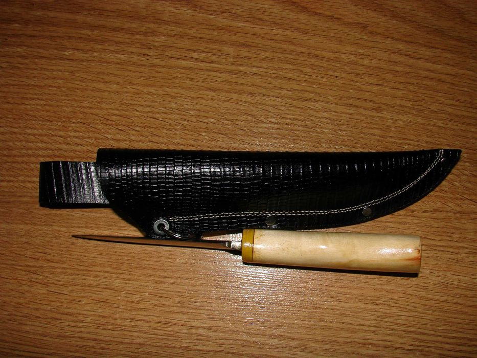 Нож ручной работы охотничий сталь У8 кованый
