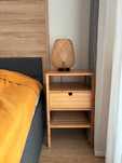 Stolik nocny / Szafka bambusowy Ikea NORDKISA x 2