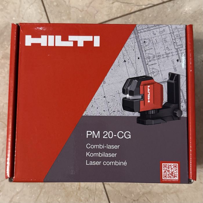 NOWY laser HILTI PM 20-CG - wersja na baterie 4 x 1,5V AA