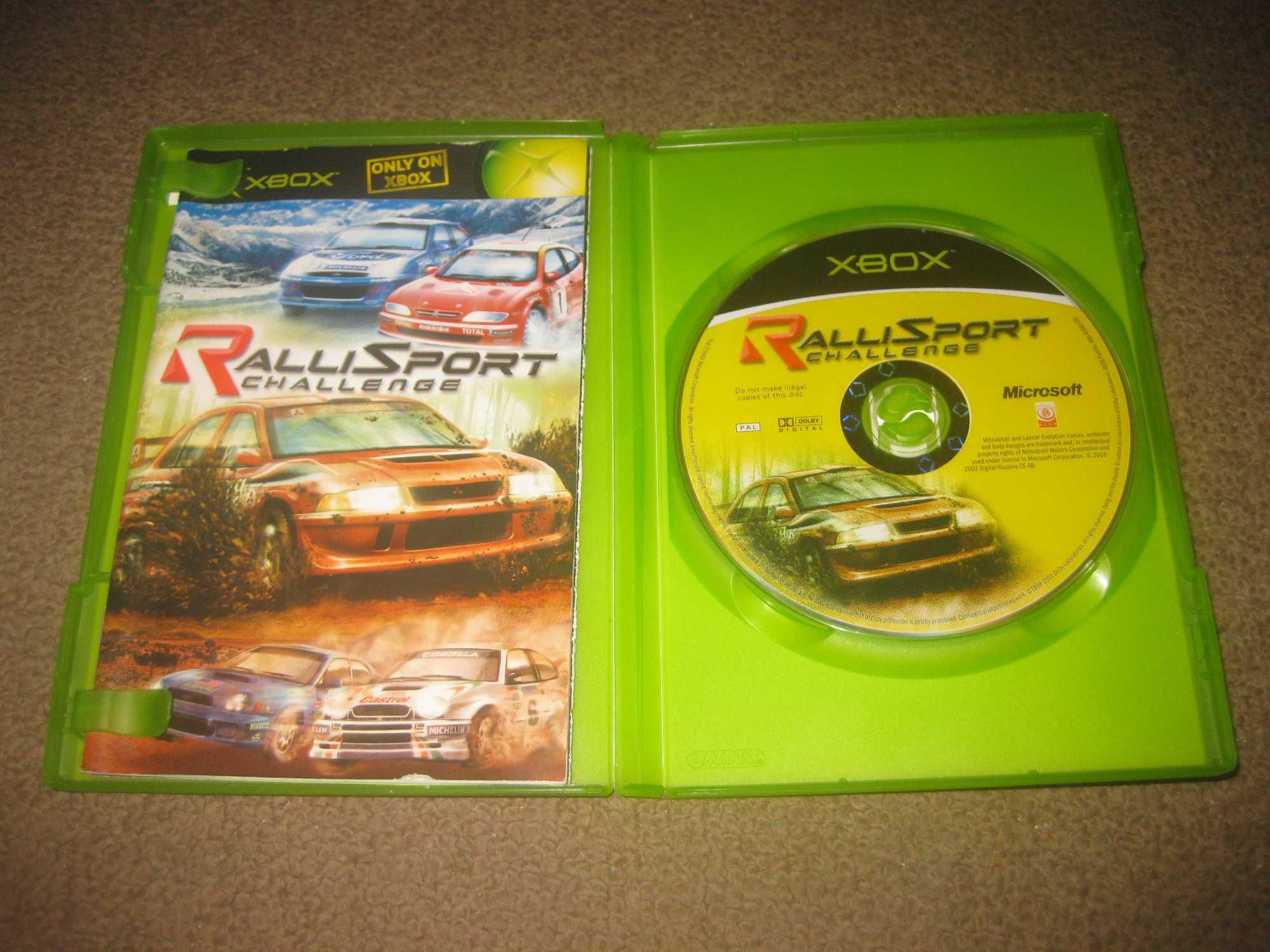 Jogo "Ralli Sport Challenge" para a XBOX/Completo!