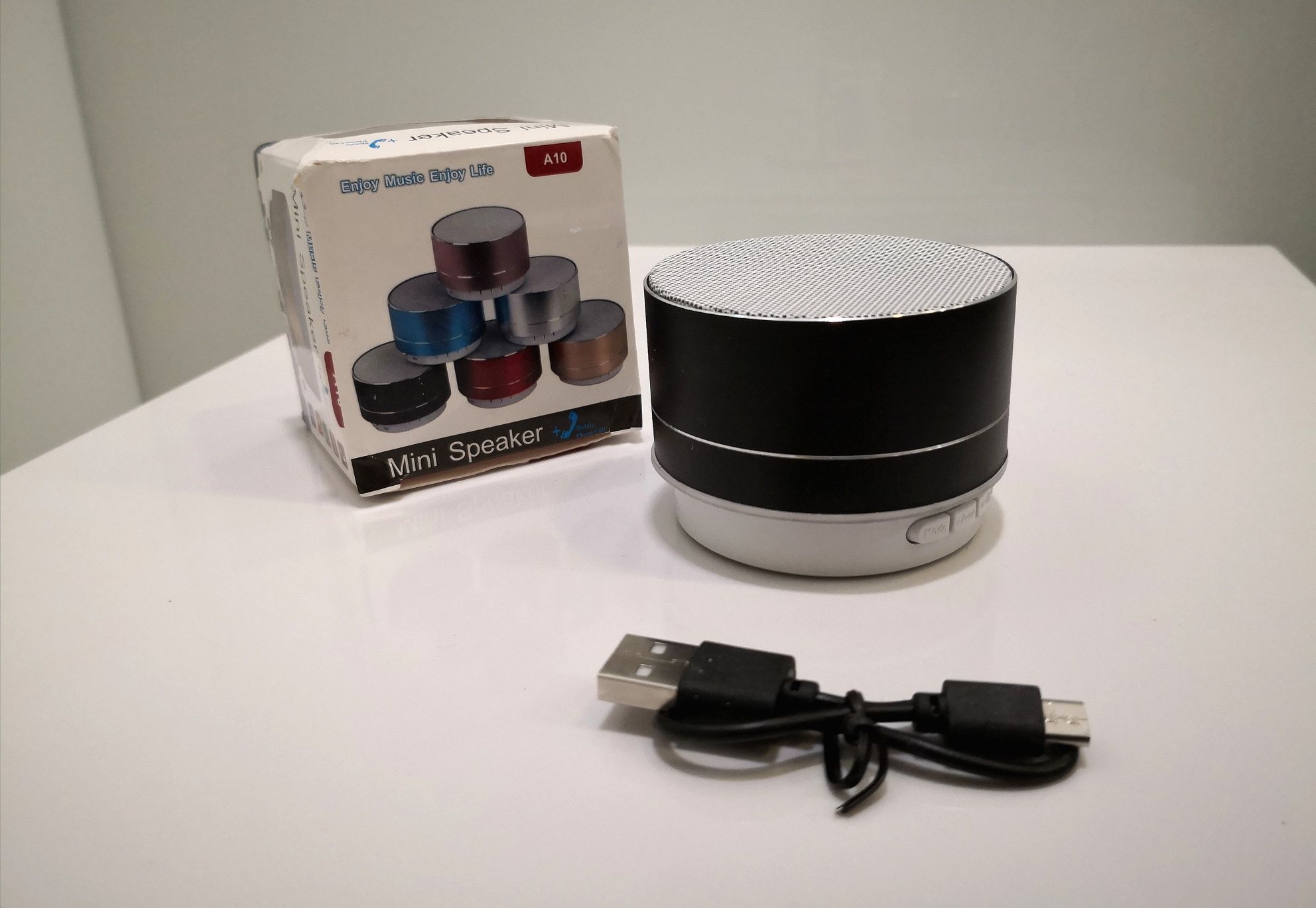 Przenośny głośnik Bluetooth z radiem FM, USB i mikrofonem