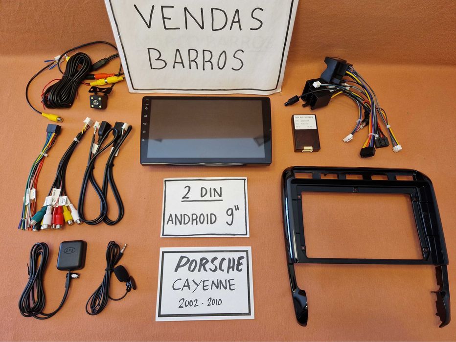 Rádio 2DIN 9" [4+32GB] • Porsche CAYENNE (2002 a 2010) • Android GPS