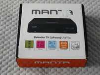 Tuner DVB-T Manta odtwarzacz plików MP3 MP4 JPG