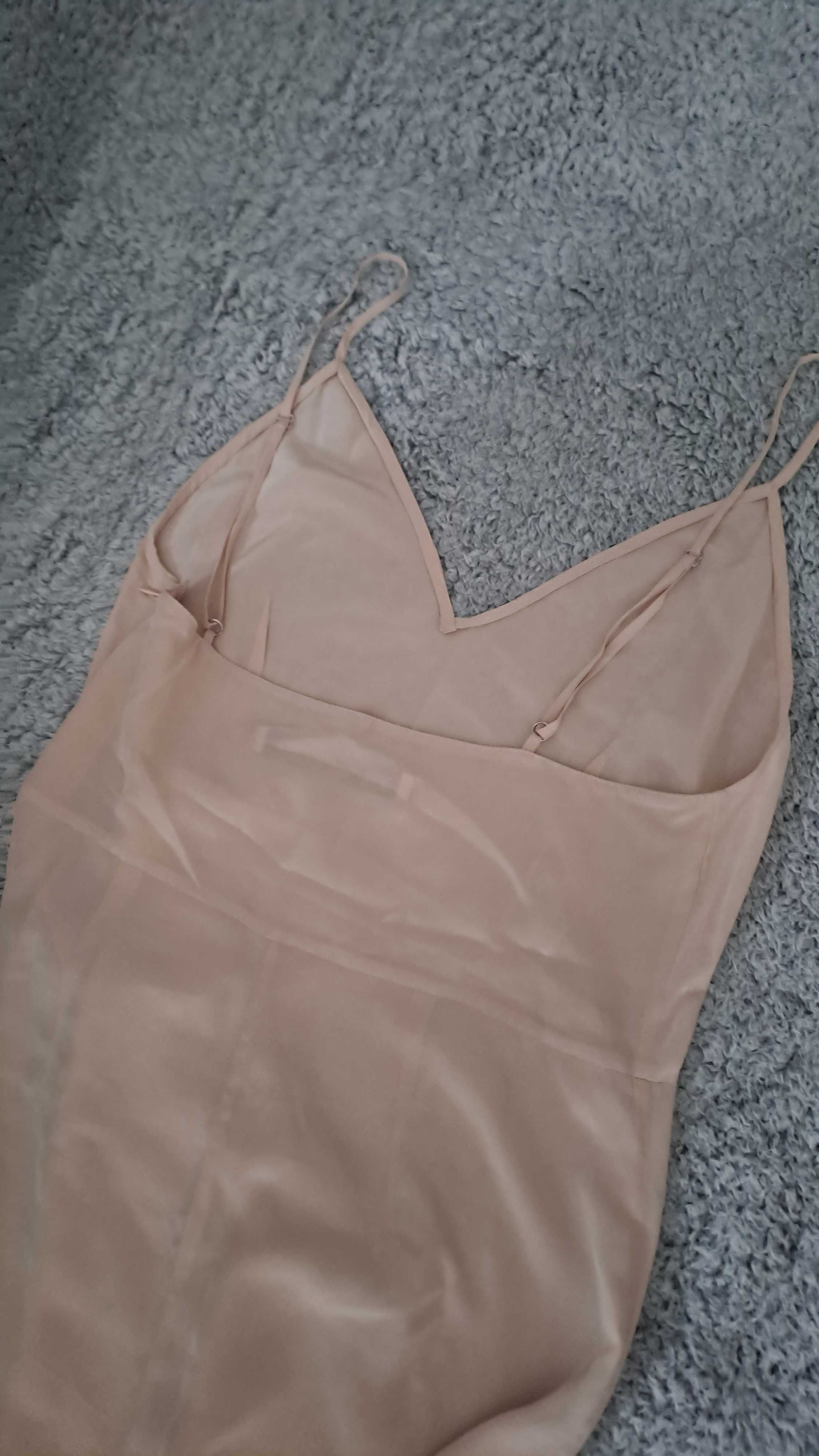 Сукня бежева Zara [36] міді