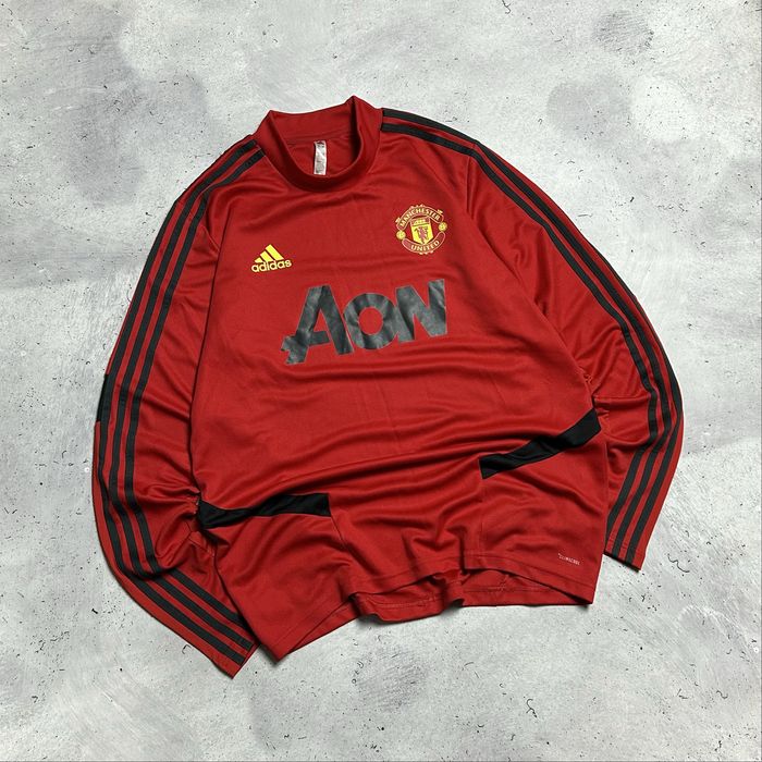 Adidas Manchester United Jersey Longsleeve,Лонгслів Адідас МЮ