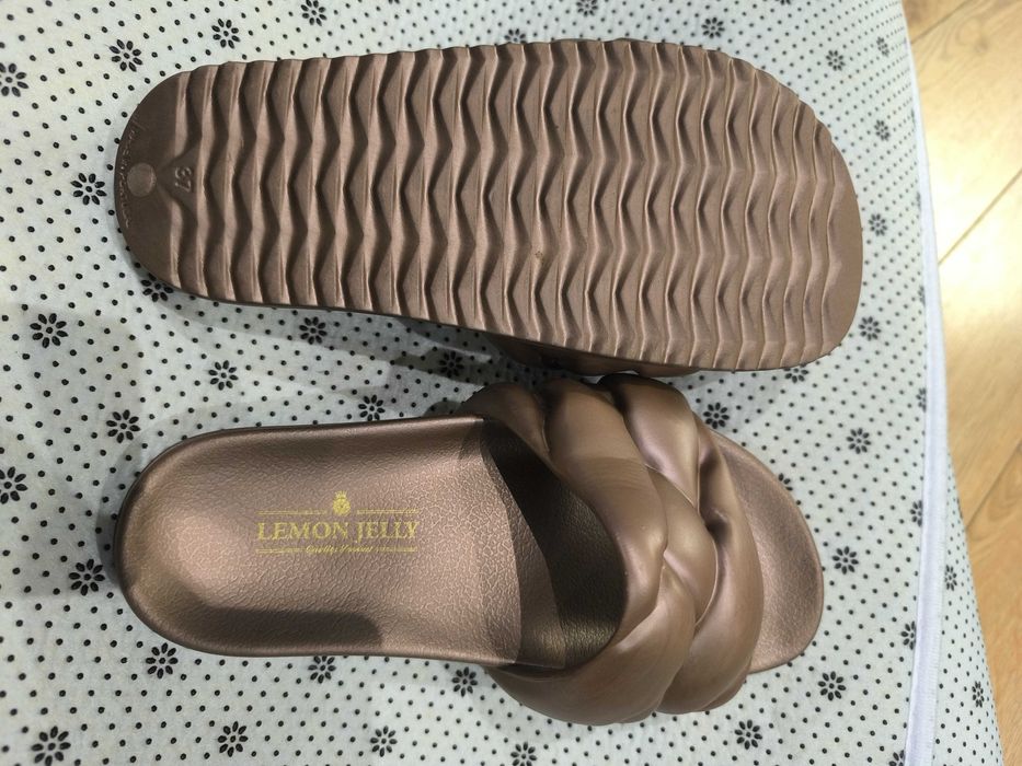 Chinelas Nº37Lemon Jelly - Bronze NOVAS