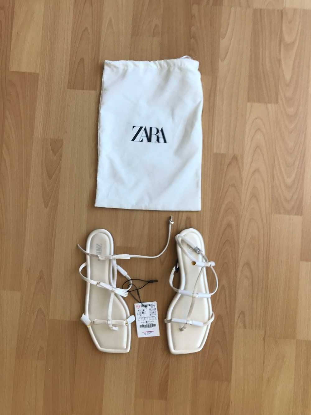 Sandálias Zara Novas com etiqueta nº38 Elegantes e Confortáveis