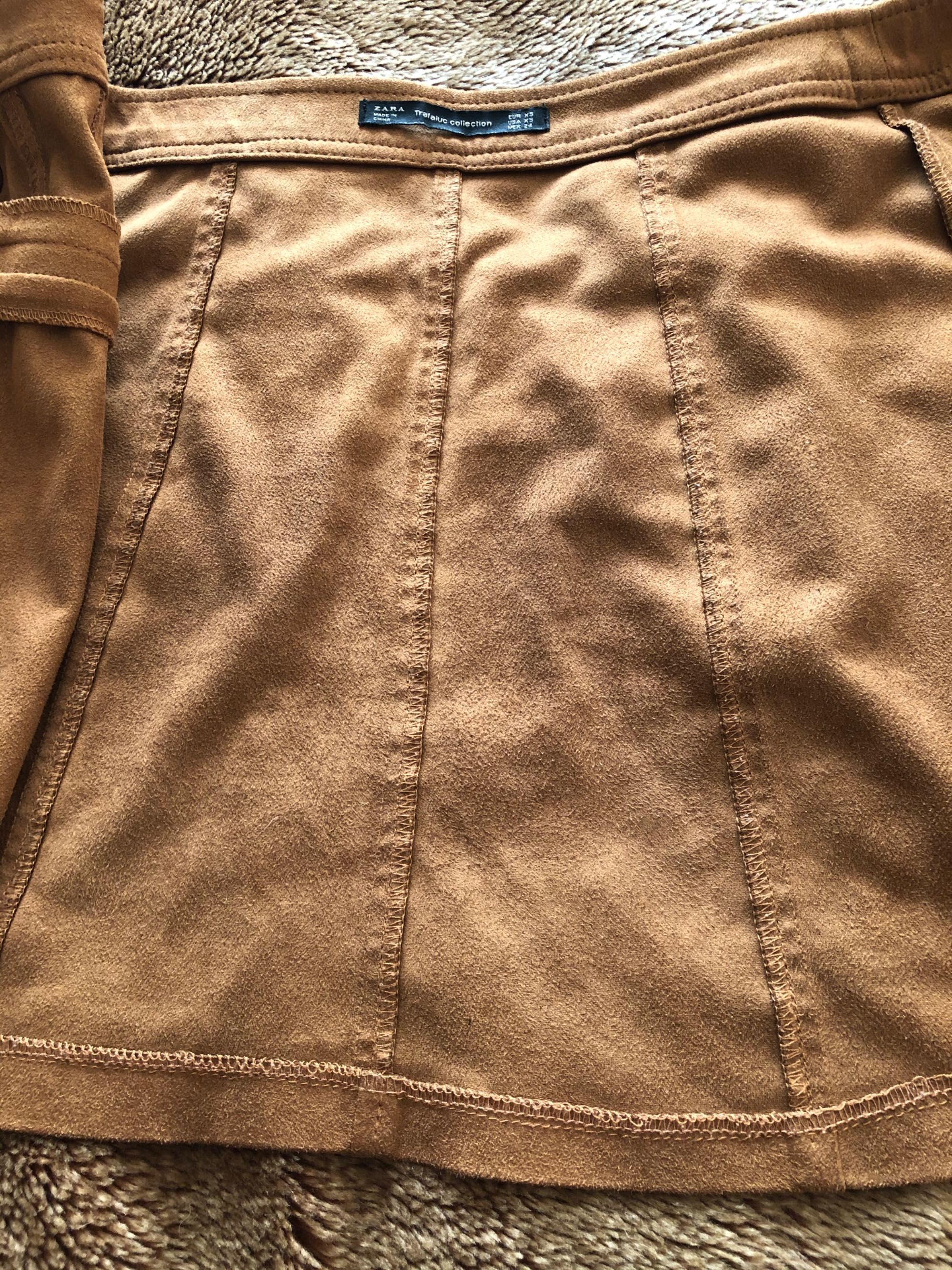 Юбка Zara «под замшу»