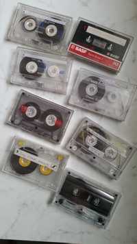 100 kaset magnetofonowych SONY, TDK, Maxell, BASF...