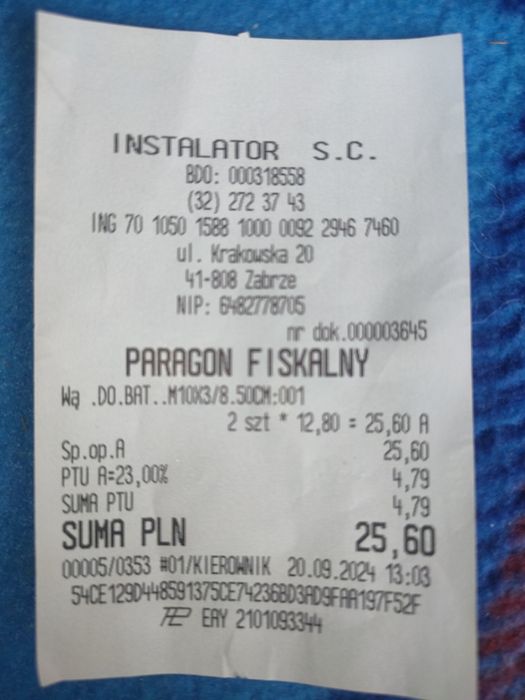 Wężyki do wody 50cm  3/8 x M10x1 - 2szt