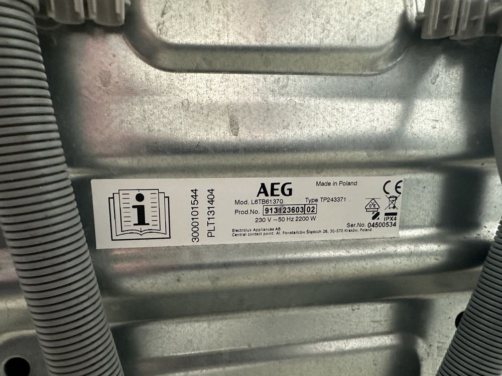 Pralka Aeg l6tb61370 a+++ 7 kg 1300 obr