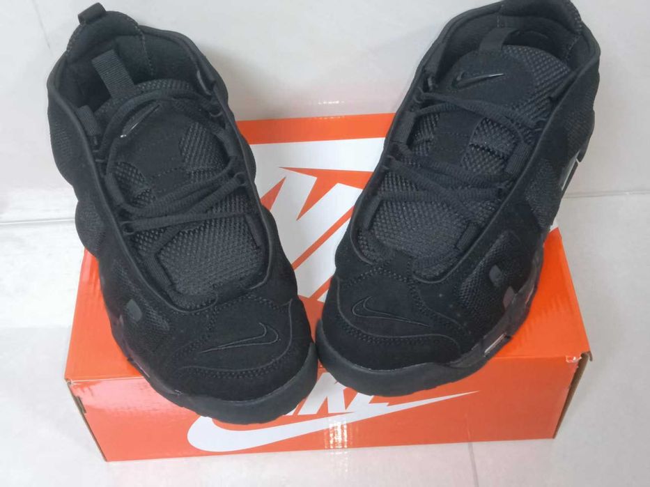 "Buty koszykówki "Nike_Air_More_Uptempo_Low Triple Black R.43