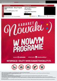 Kabaret Nowaki, 09.06., Cieszyn (75 zł zamiast 140 zł)
