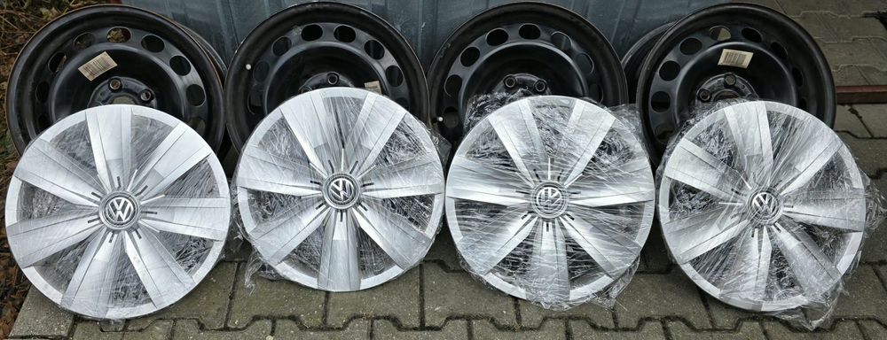 Felgi stalowe VW T-roc 16 5x112+orginalne kołpaki