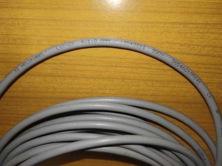 Przewód HELUKABEL QMM 4x1,0 300v kabel 10 metrów.