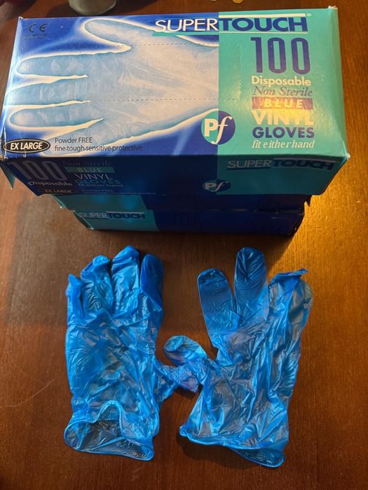 Rekawiczki  jednorazowe lateksowe