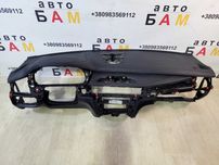 BMW X5 F15 X6 F16 Торпеда консоль центральна шкіра ambient без HUD