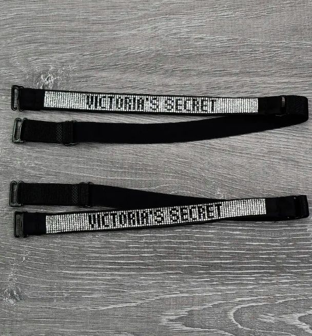 Широкі регульовані бретелі зі стразами Вікторія Сікрет