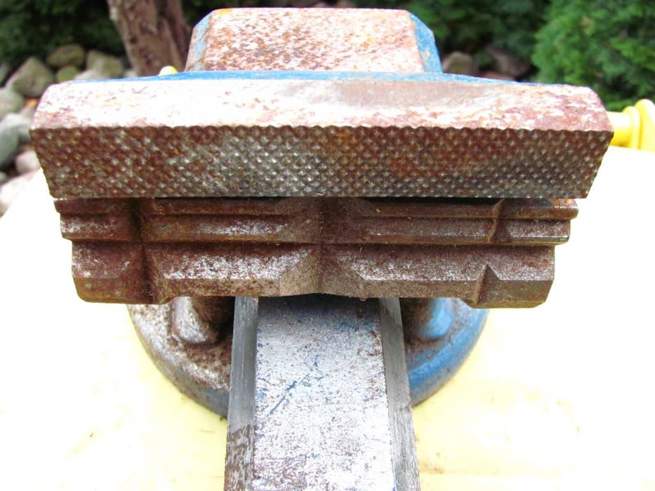 Niemieckie Imadło warsztatowe ślusarskie Matador + dodatkowe szczęki