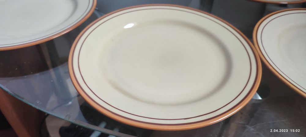 Talerze płaskie Tułowice 24,2cm.6szt.PRL.Na terenie W-wa mogę podrzuci