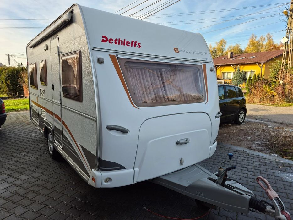 Dethleffs Summer Edition 04  Przyczepa kempingowa Dethleffs 450 prysznic, ciepła woda, MOVER