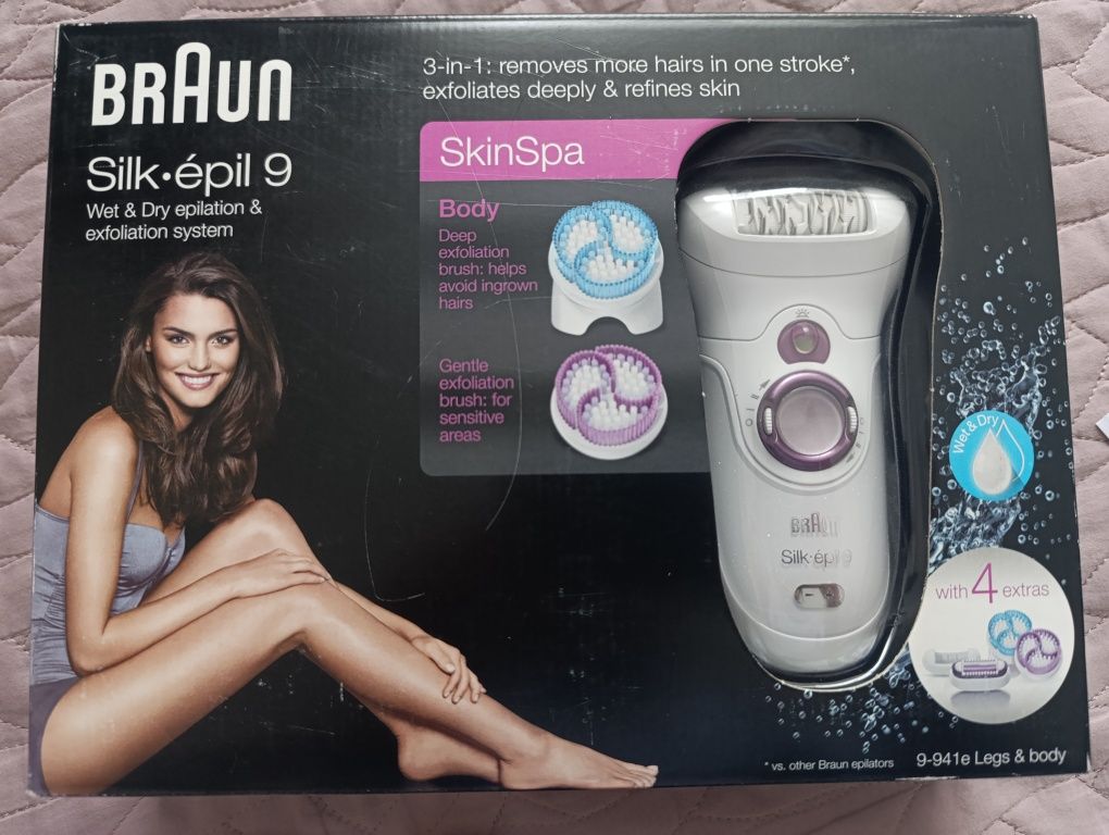 Епілятор Braun Silk-epil 9 SkinSpa 9-941e