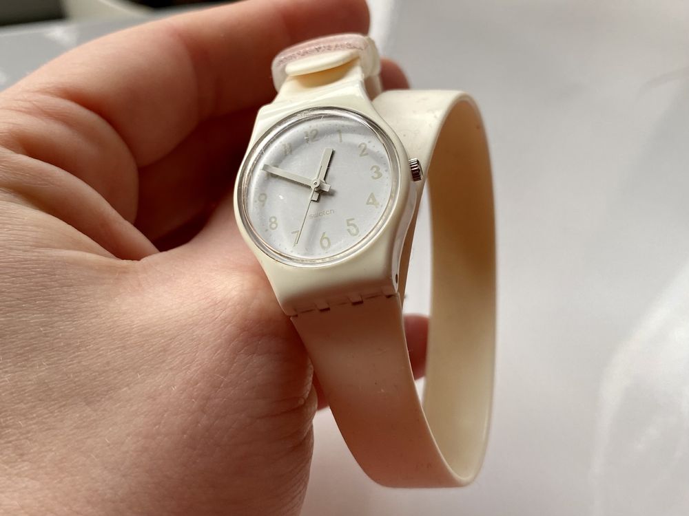 Relógio swatch bracelete dupla