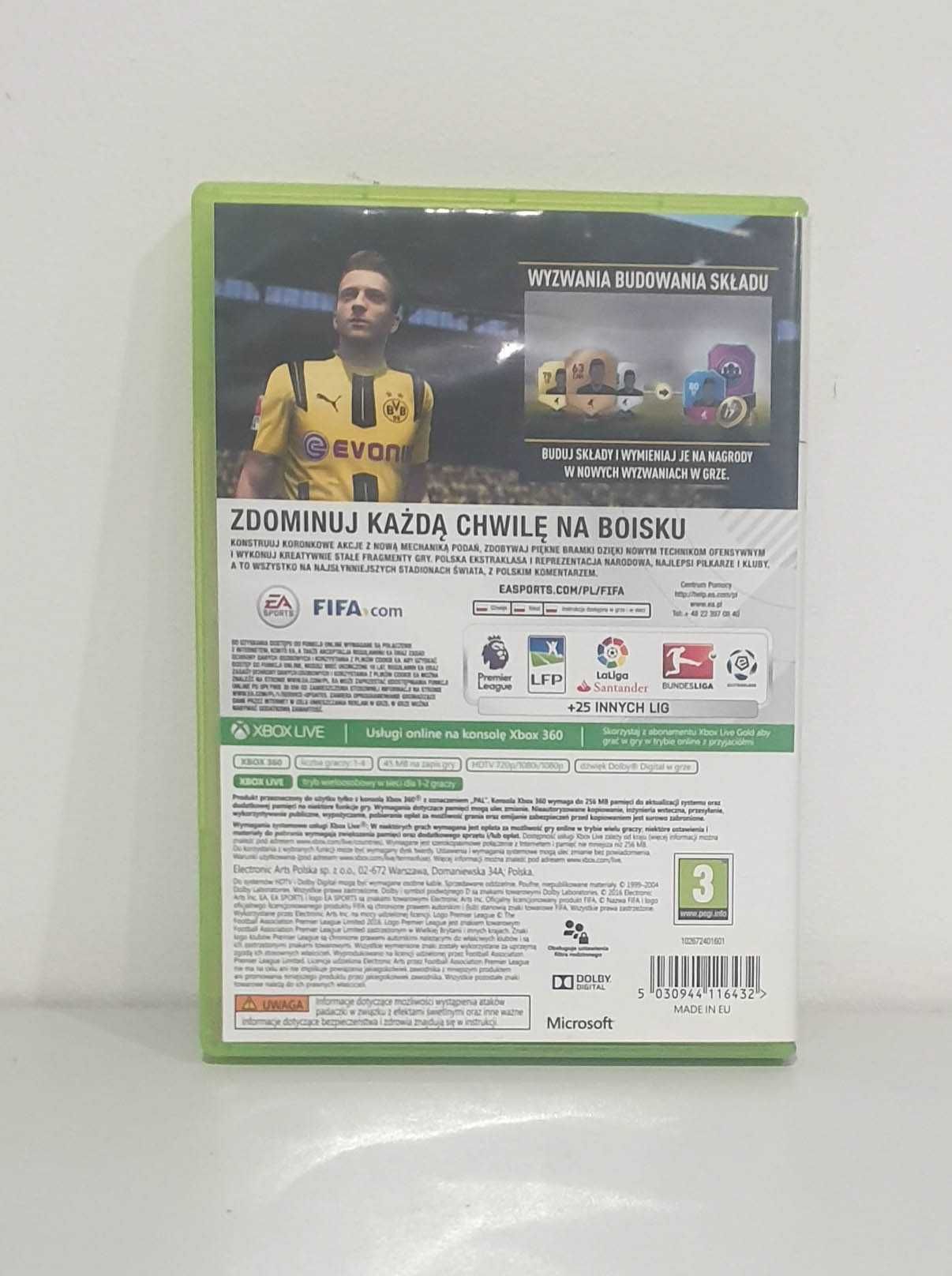 Gra Fifa 2017 XBOX 360 wersja PL xbox ...