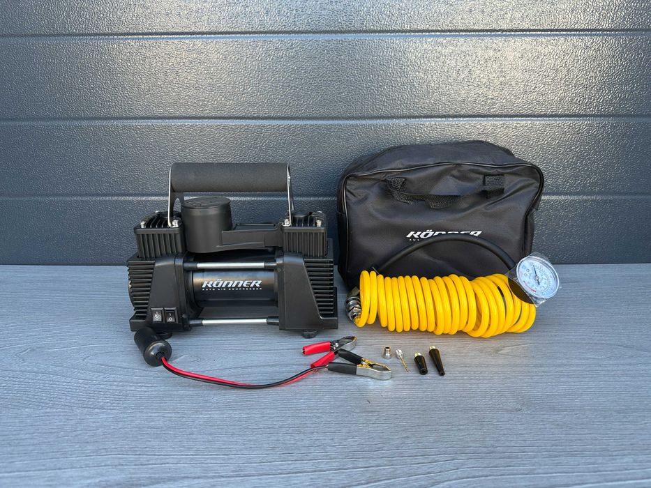 Автомобільний компресор 70 літрів до R18, Двопоршневий, Автокомпресор