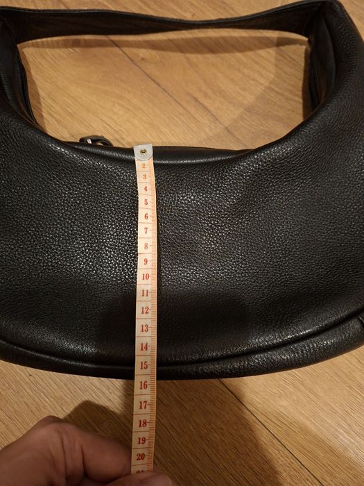 Torba skorzana czarna Marco o polo