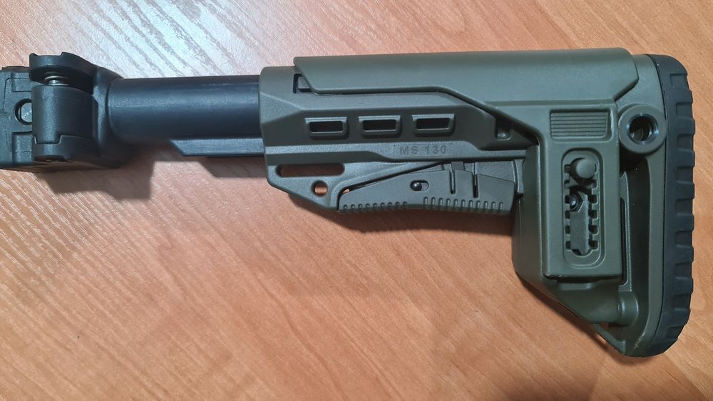 Приклад DLG TBS COMPACT DLG-130-052, Олива, Mil-Spec, з високим