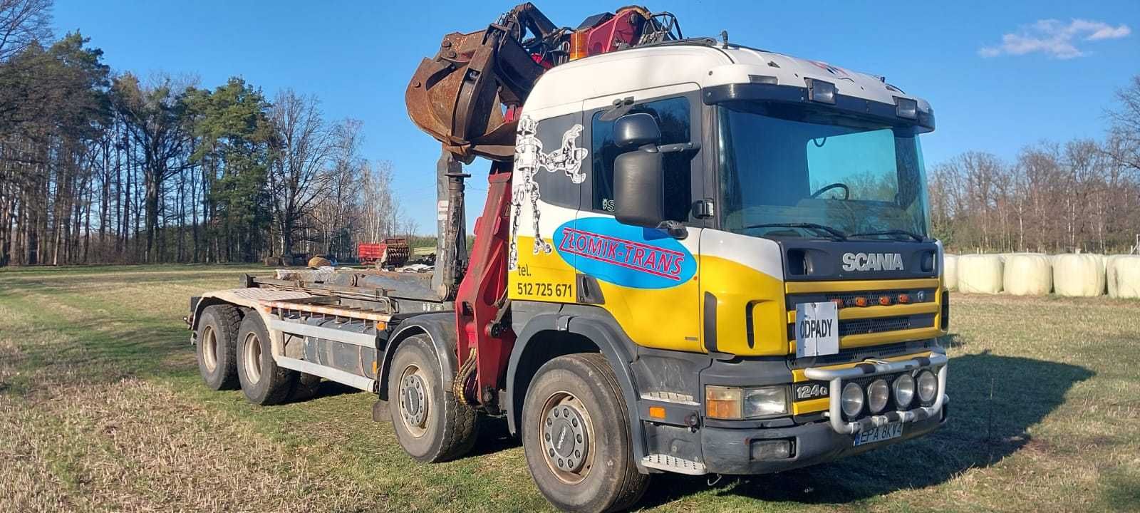 Scania Hakowiec 8x4 HDS liv gotowy do pracy