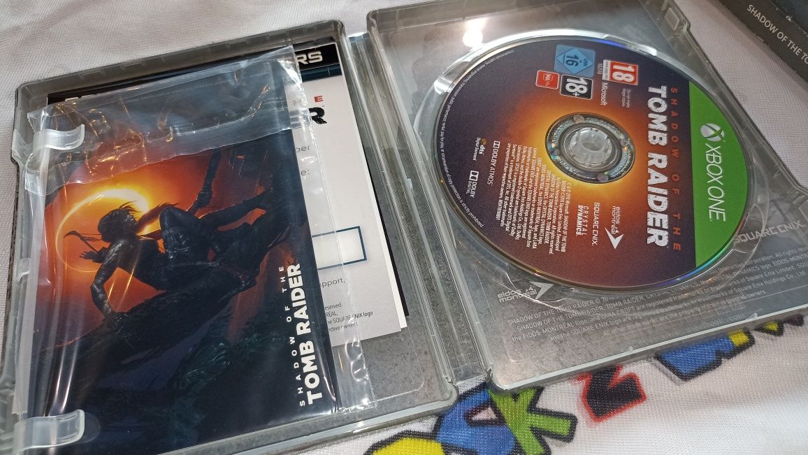 Shadow Of The Tomb Raider Xbox One limitowana steelbook płyta bez rys