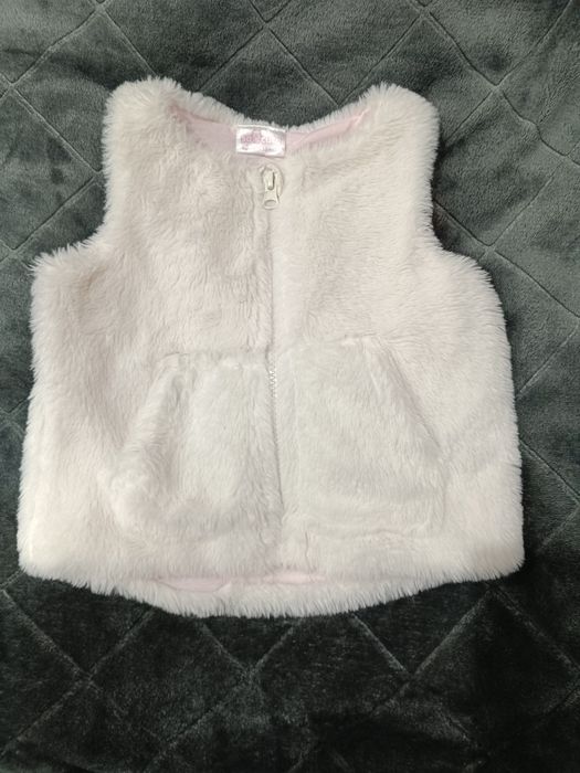 Bezrękawnik baranek dla dziewczynki