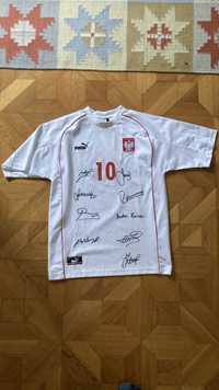 Koszulka reprezentacji mś 2002 Korea z autografami