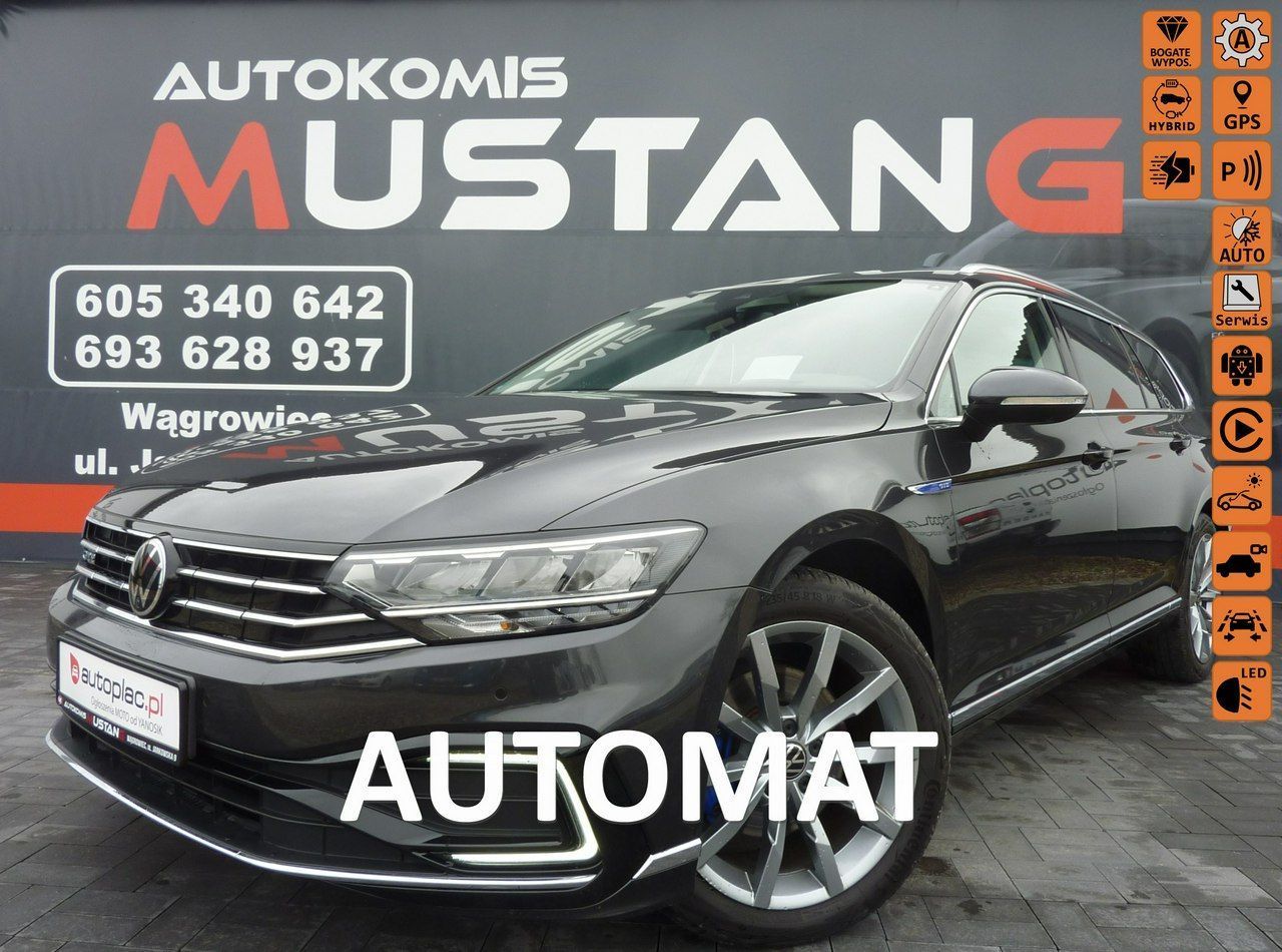 Volkswagen Passat GTE*Hybrid Plug-In*Kamery 360*Asystenty*Alcantara*Panorama