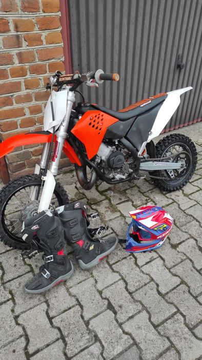 KTM SX65 kask Kenny buty AXO
