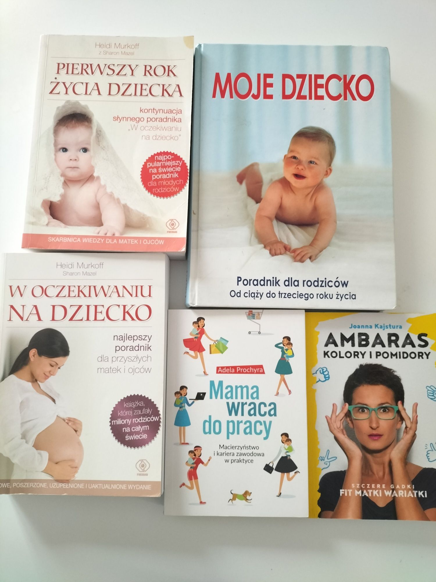 Ciąża, pierwszy rok życia, pakiet książek dla rodziców