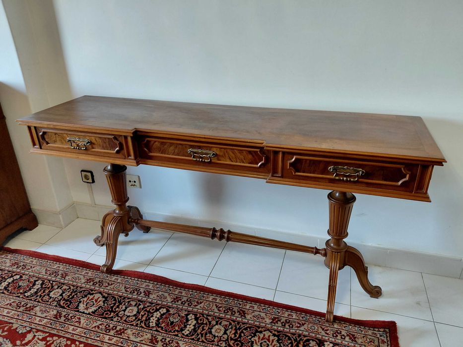 Consola de apoio vintage em madeira