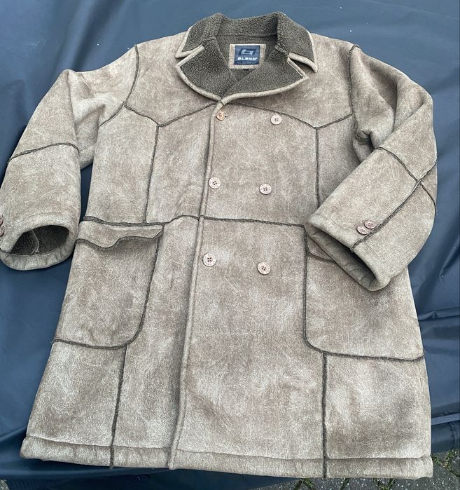 Męski kożuch sztuczny