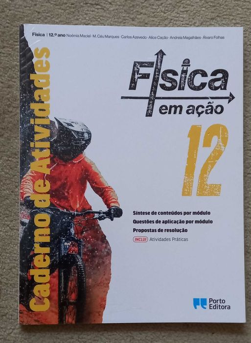 Livro de exercícios de Física 12ºano - Porto Editora