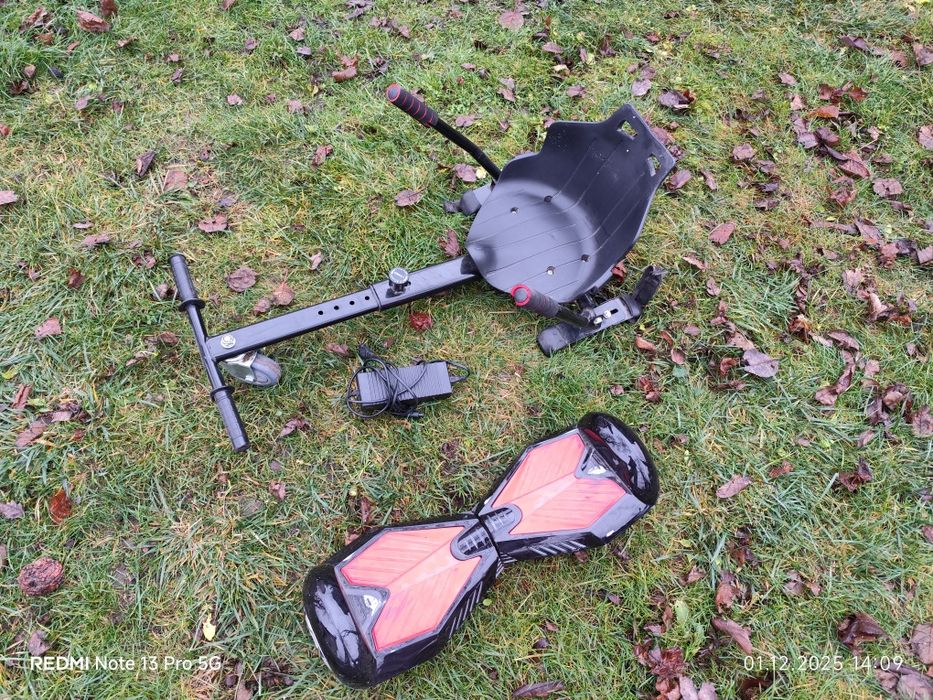 Гіроскутер та сидіння для нього (ховеркарт)