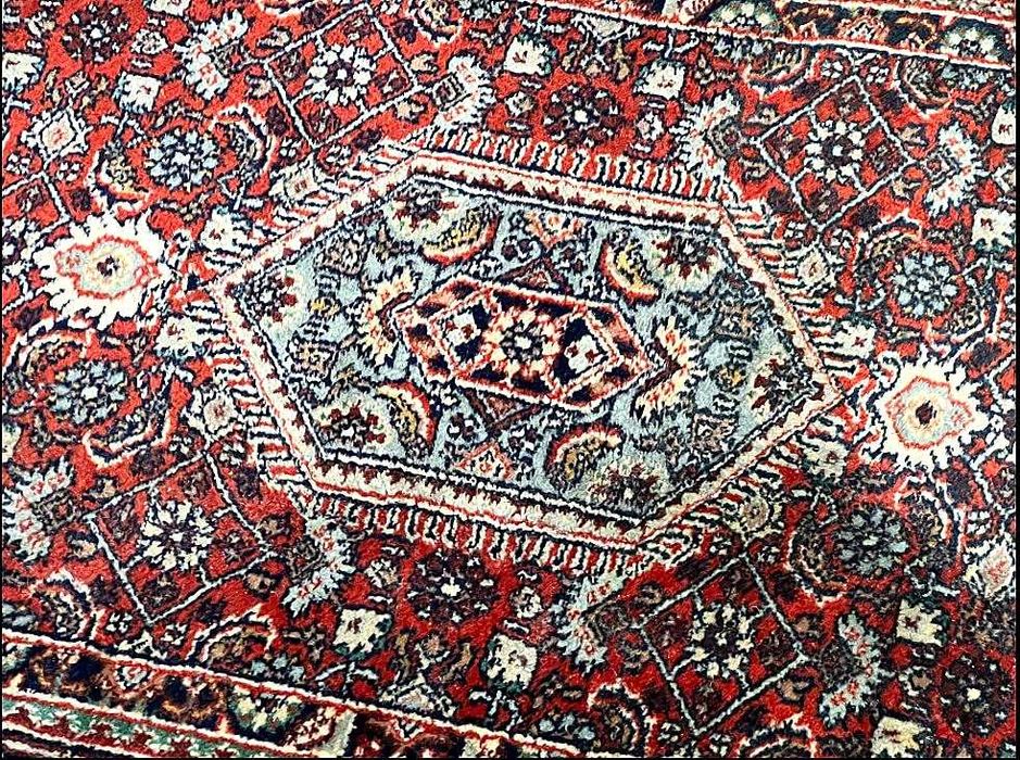 2 tapetes PERSAS BIDJAR, Lã s/Algodão, manuais, 135x67 cm / 130x70 cm