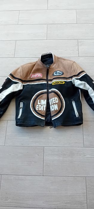 Casaco/blusão de mota em cabedal. Vintage.  Edição limitada