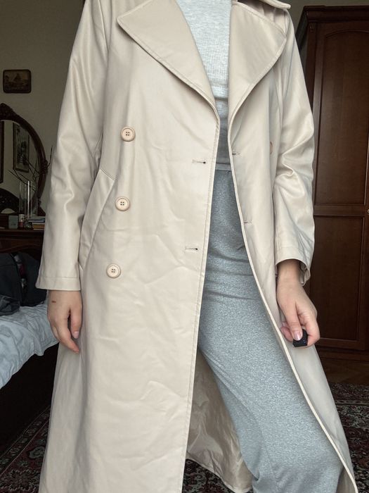 Пальто із еко шкіри турецького бренду Tugba