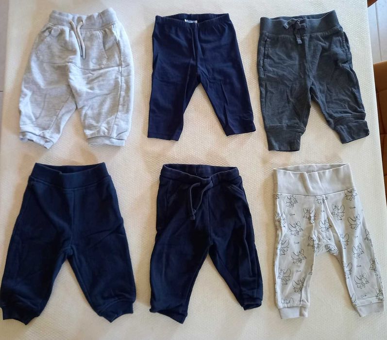 14 calças menino 9 a 12 meses