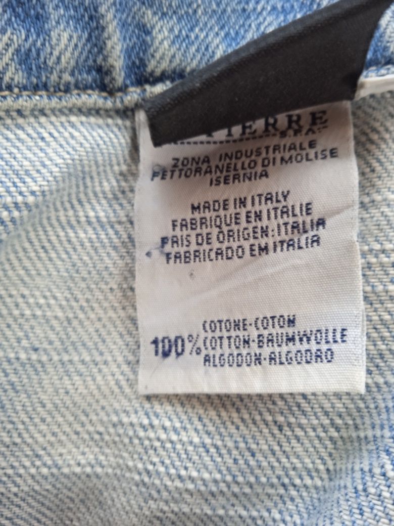 Świetna kurtka dżinsowa jeans Versace krótka M L