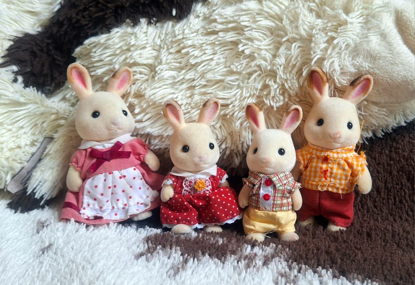 Игровой набор Sylvanian Families Семья шоколадных кроликов ОРИГИНАЛ