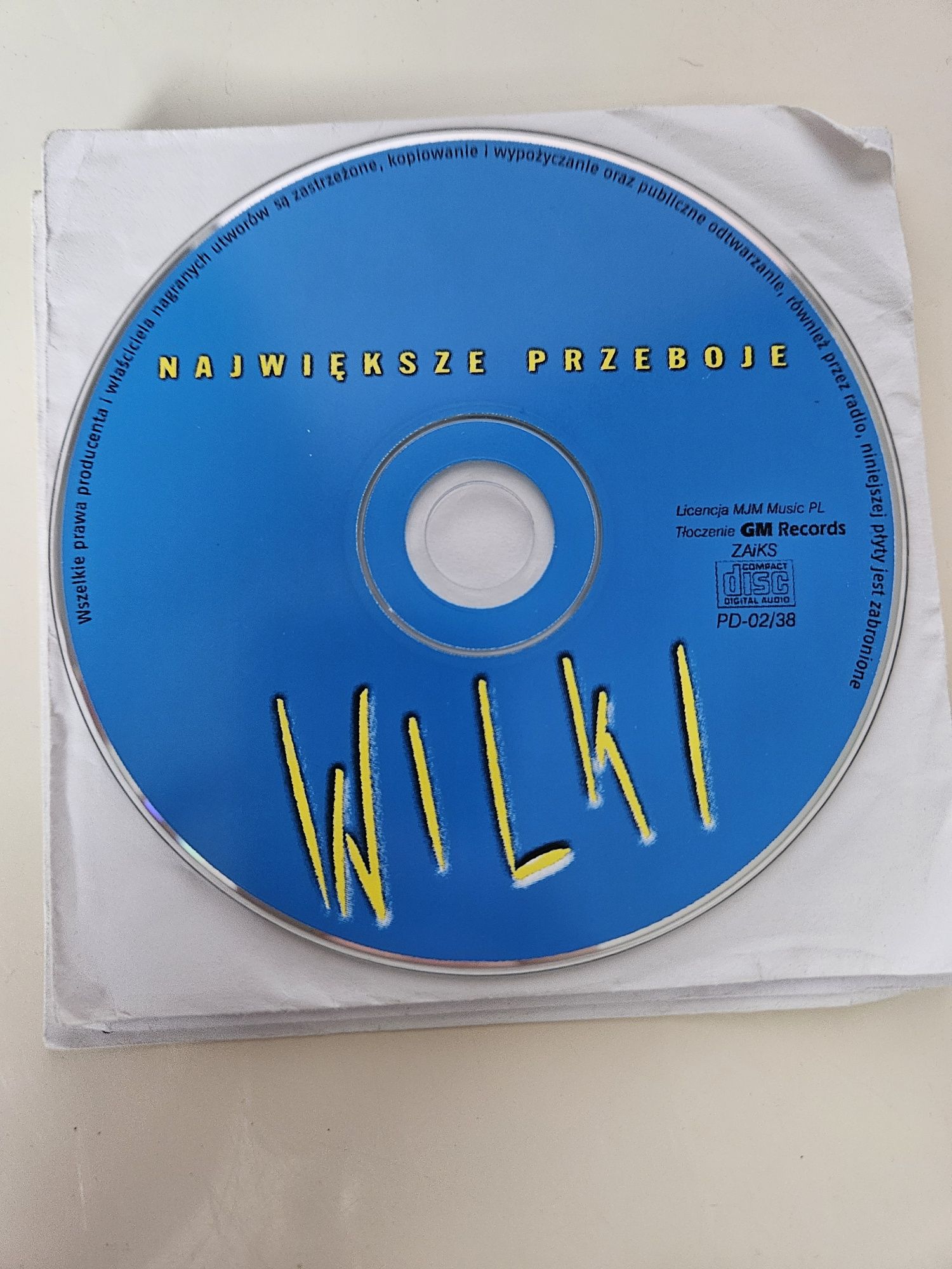 Plyta płyty cd wilki papa Dance